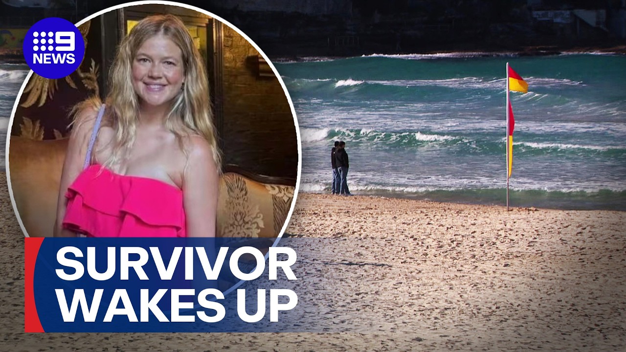 Survivor of horrific Sydney shark attack has woken from coma | 9 News Australia