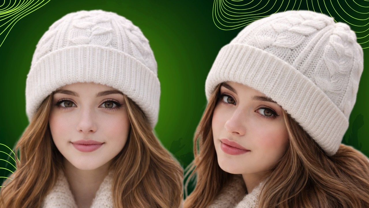 زیباآموزش بافت کلاه ساده و شیک | Easy Knit Hat Tutorial