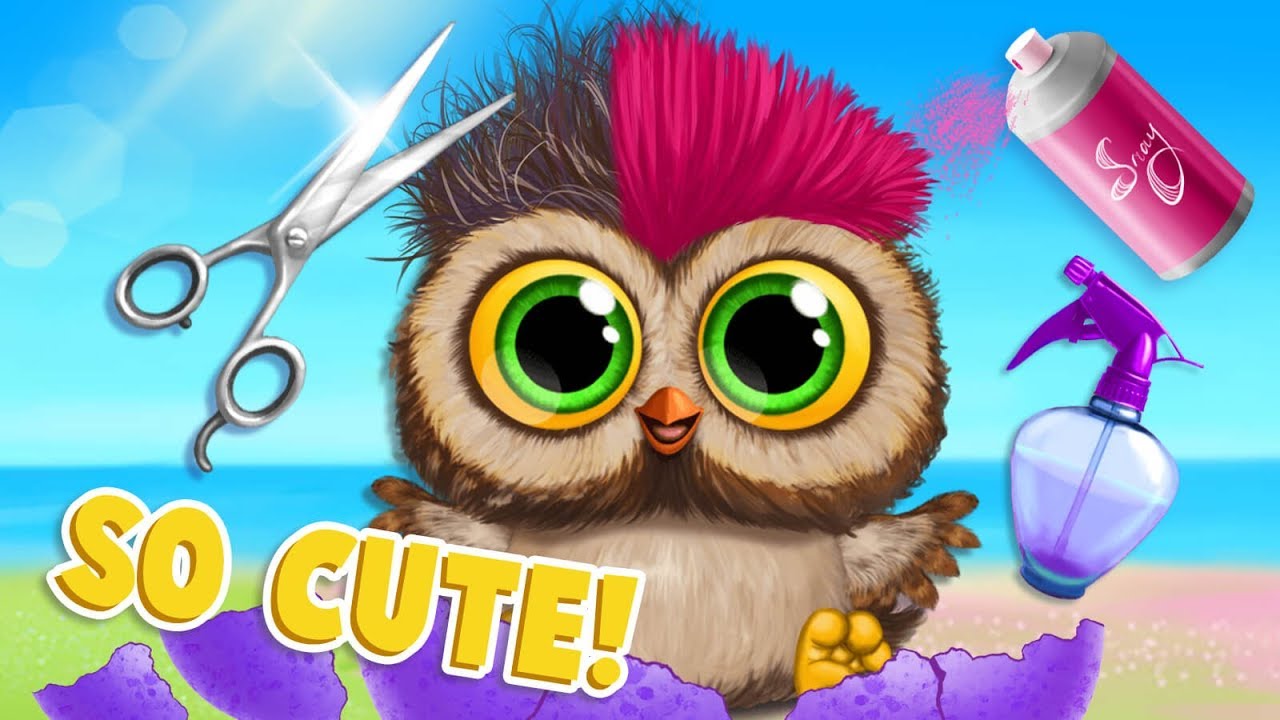 Play with a Tiny Owl 🦉 Baby Animal Hair Salon 3 | TutoTOONS