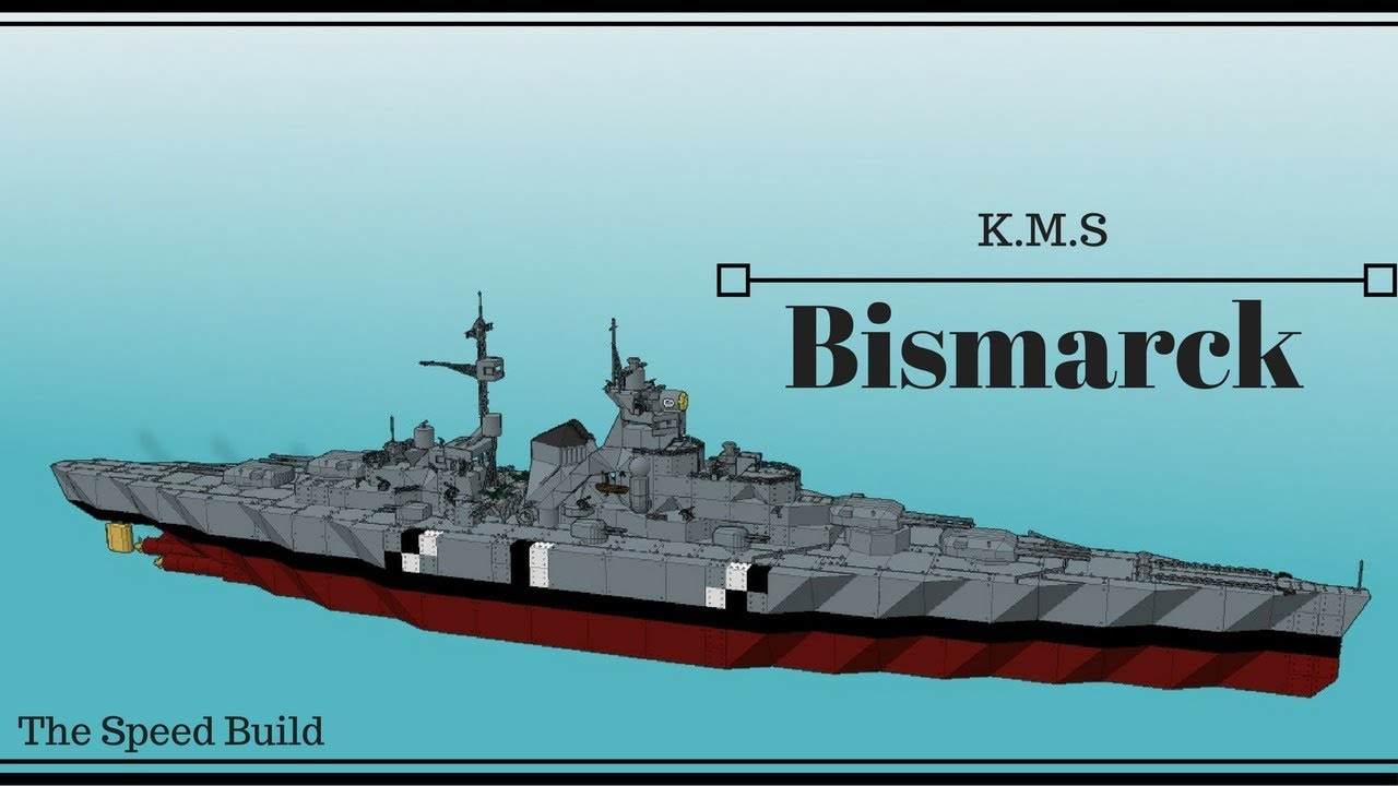 Warship Craft - K.M.S Bismarck Speed Build!!!