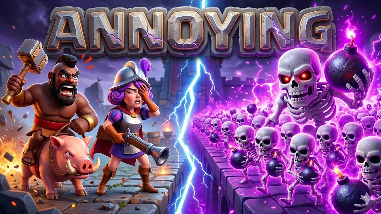 Giant Skeleton with Clone is ANNOYING | Clash Royale | Trophy Road