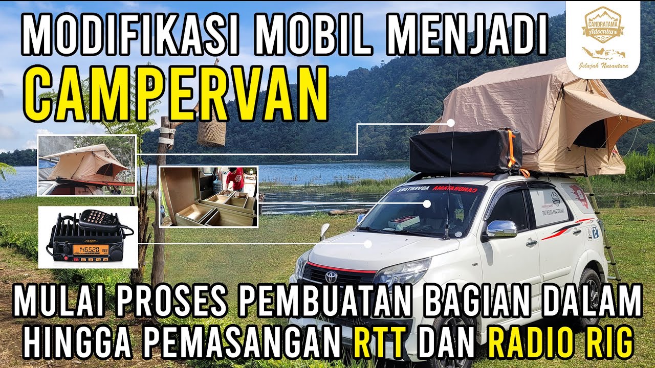 Proses Modifikasi Mobil Jadi Rumah Berjalan | Auto Nyaman Dimanapun Kita Bercampervan