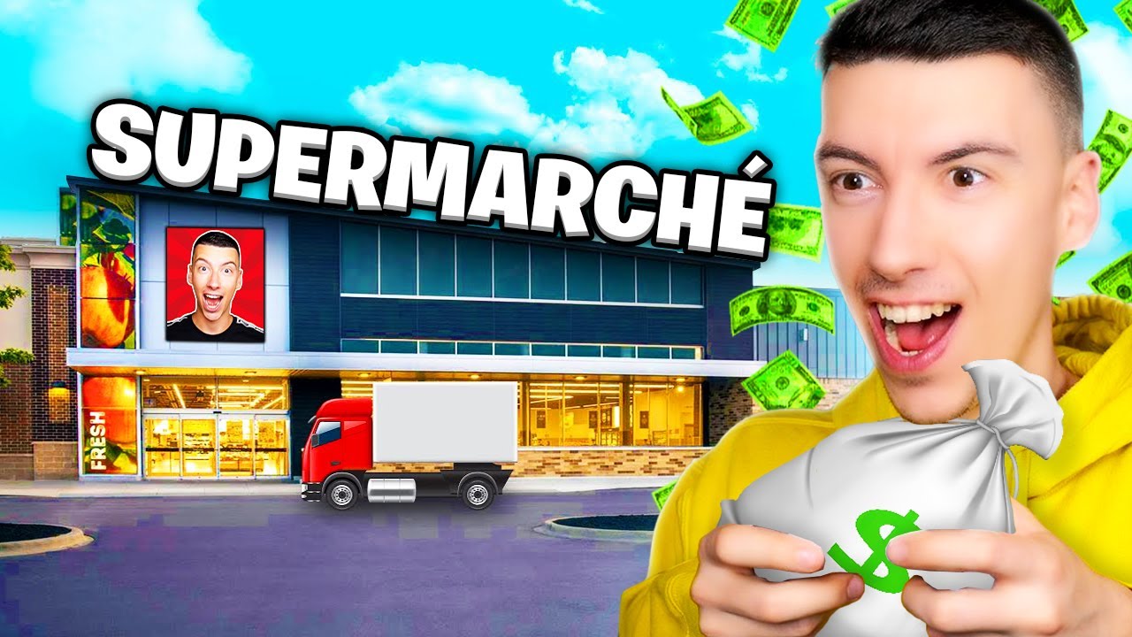 J'OUVRE MON MAGASIN et L'AGRANDIS AU NIVEAU MAXIMUM ! (Supermarket Simulator)