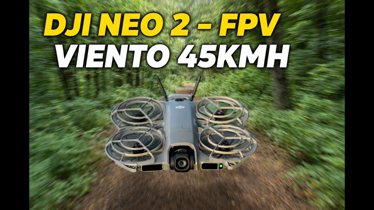 ¿Se puede volar el DJI NEO 2 con rachas de viento de 45 km hora?