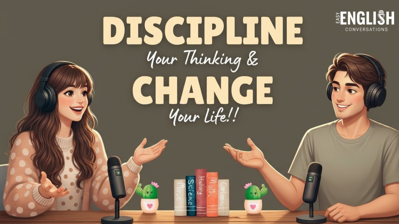 How To Discipline Your Thinking | English Podcast for Easy English Conversation | Learn English Fast