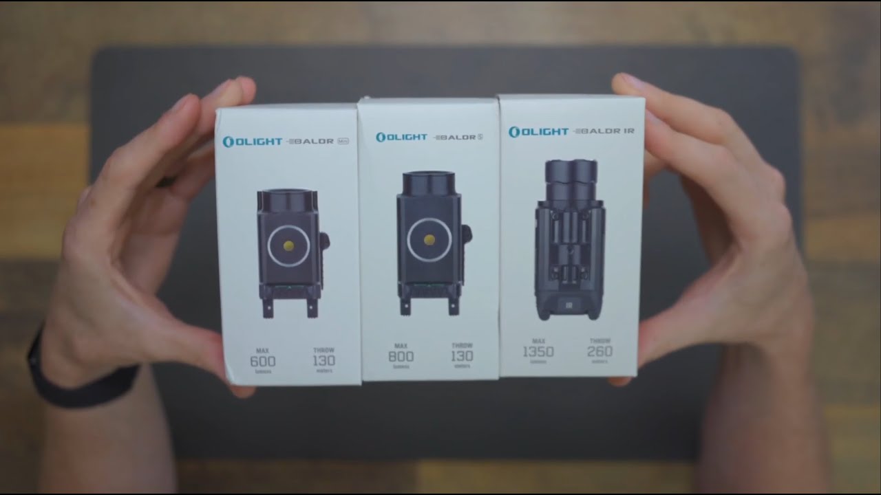 Неожиданный: распаковка и тестирование Baldr mini, Baldr S и Baldr IR Weapon Light