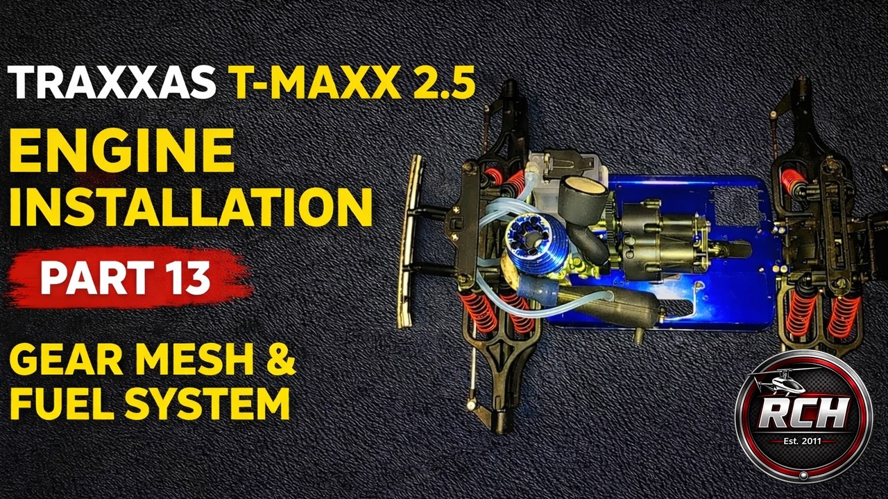 Traxxas T-Maxx 2.5 Part 13 Engine Installation