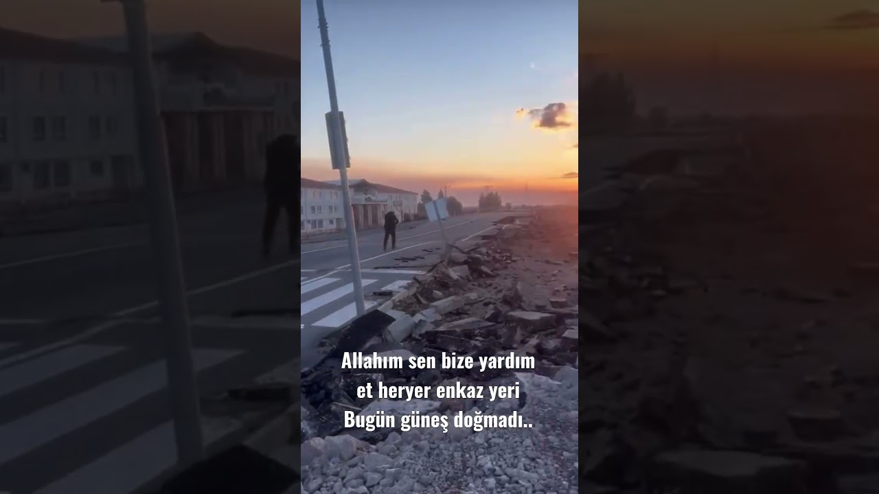 Hatay da deprem sonrası yolların son hali.. #deprem #sondakika #hatay #keşfet #earthquake #haber