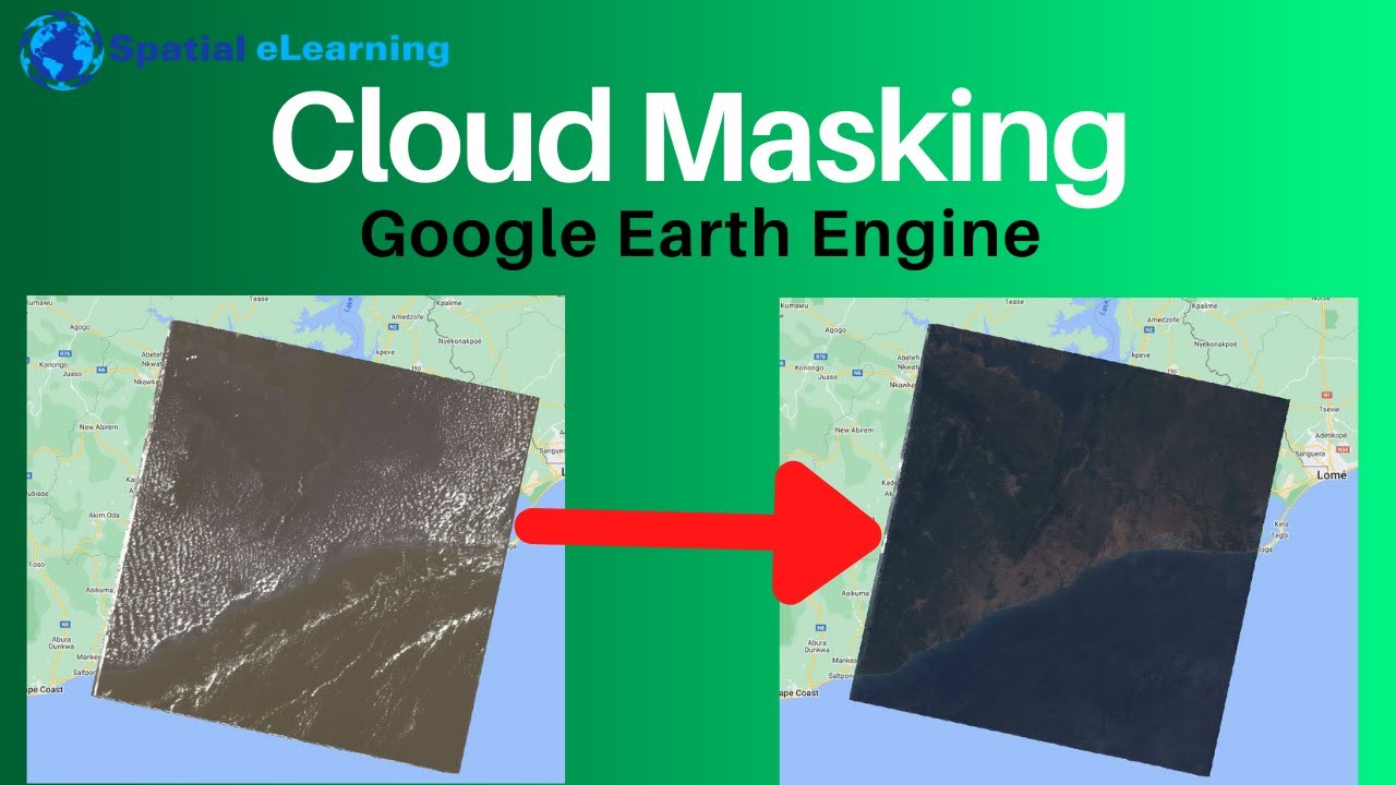 Simple Cloud Masking to Landsat Images with Google Earth Engine