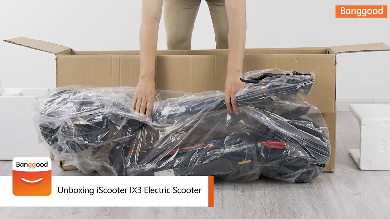 Unboxing iScooter IX3 Electric Scooter - Shop on Banggood