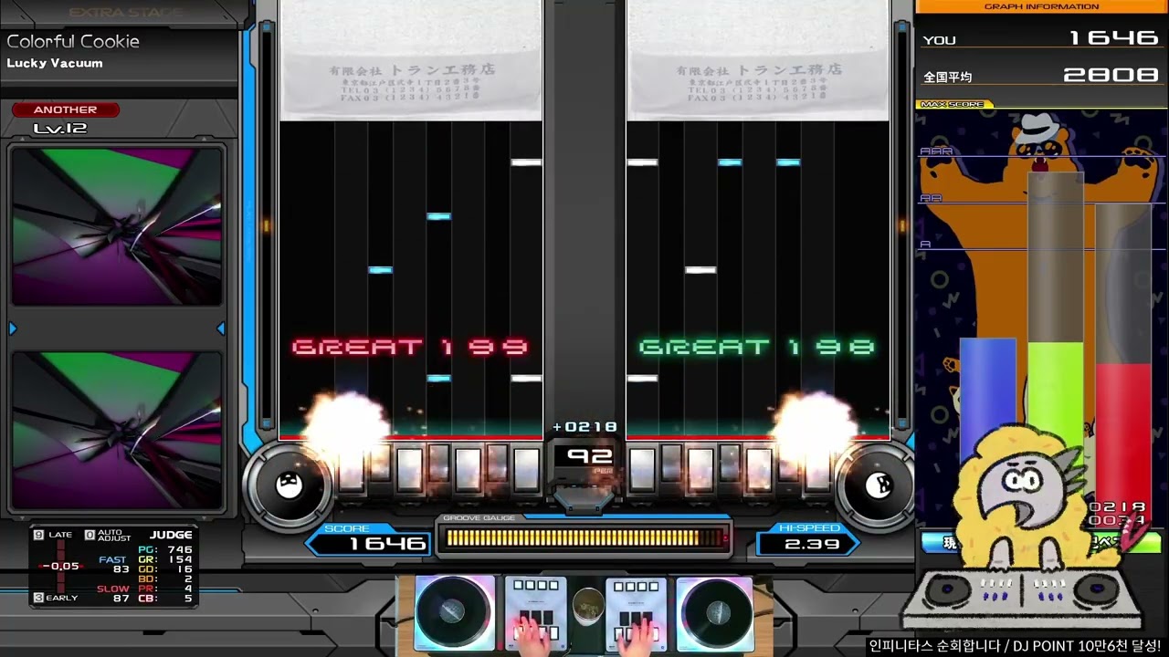 [IIDX DP] ☆12.2 Colorful Cookie 《AA, ex-hard clear》 (260118)