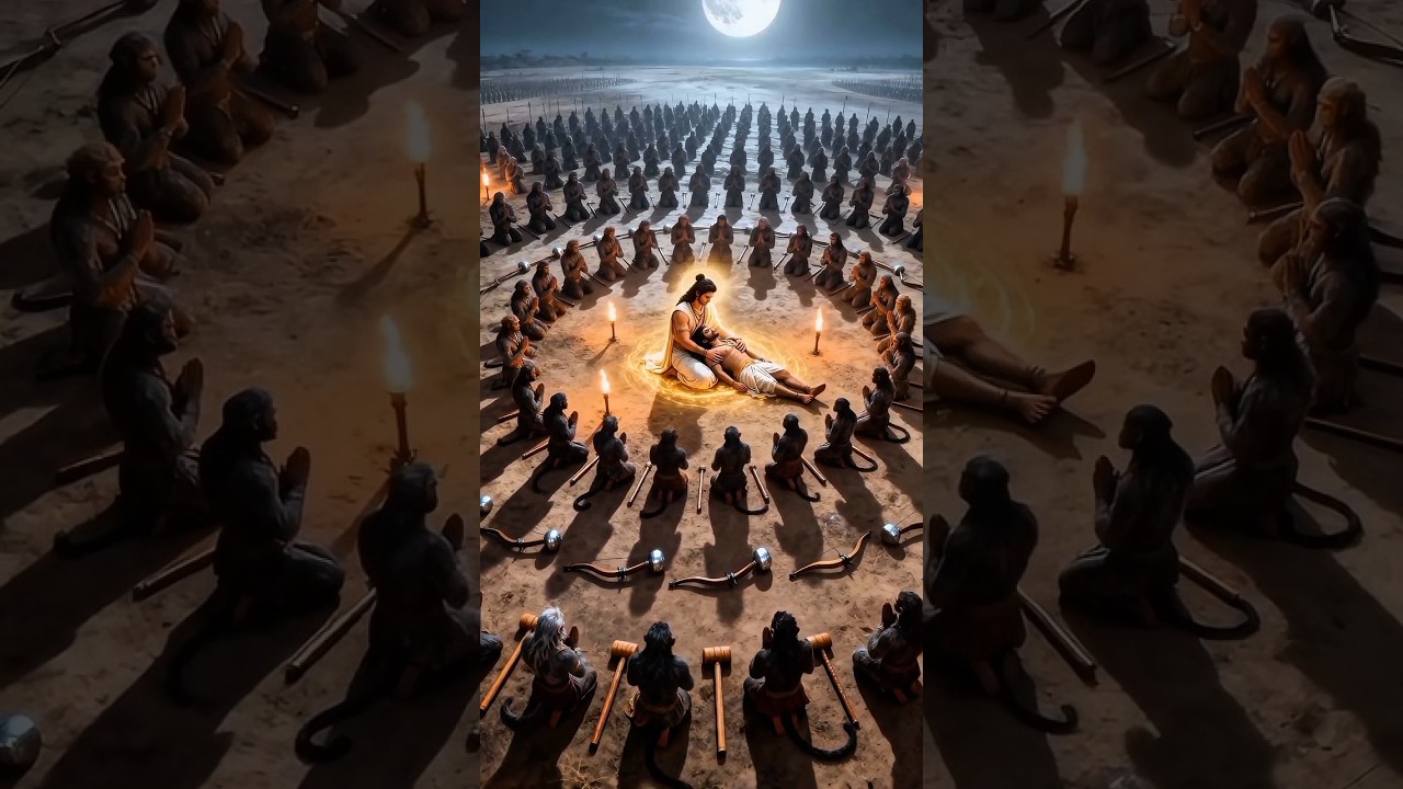 When Hanuman Lifted the Entire Mountain! Unbelievable Divine Power! 🚩🙏🏻