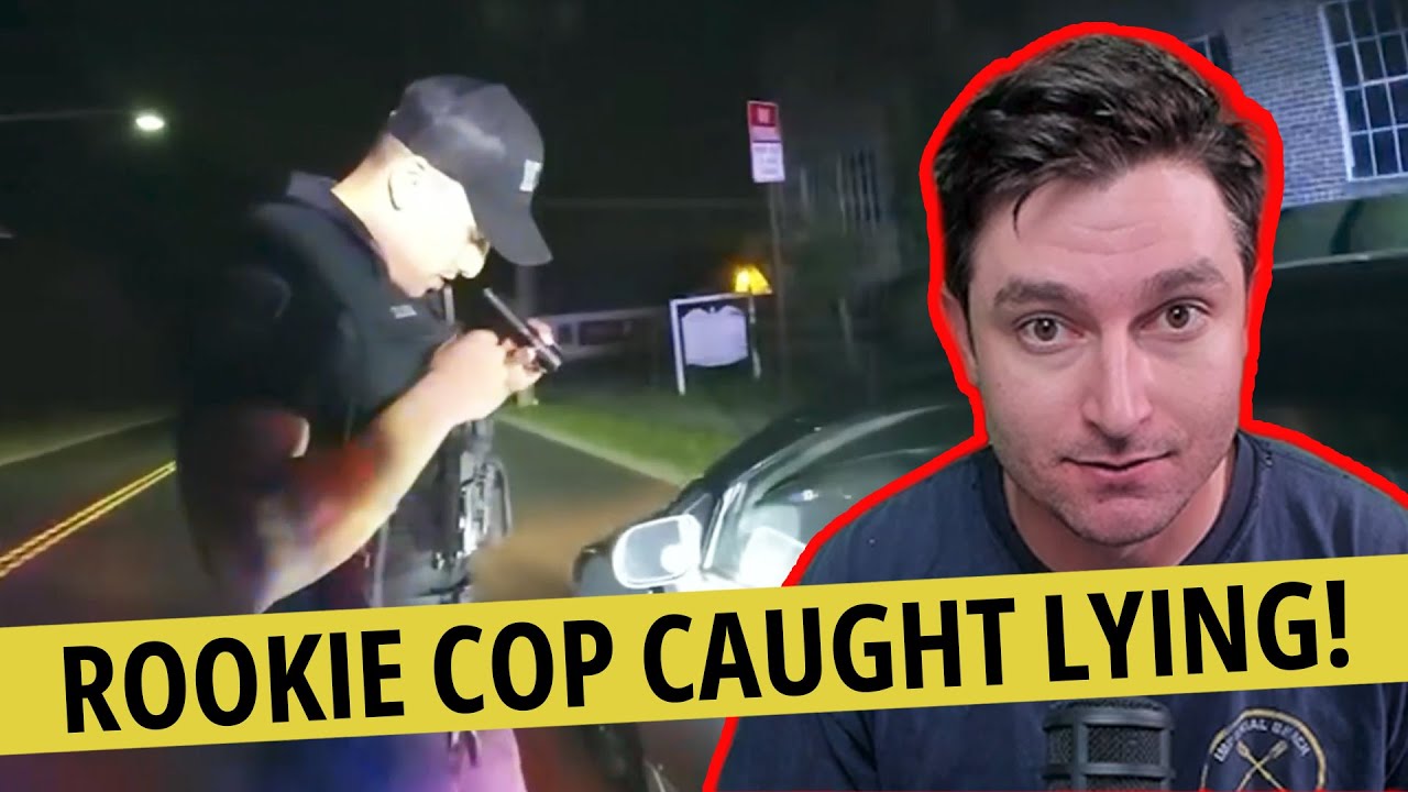 Rookie Cop Caught LYING! / Real Lawyer Reacts