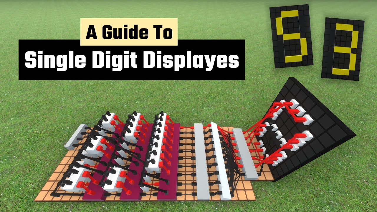 How to Make a Single Digit Display in Logic World