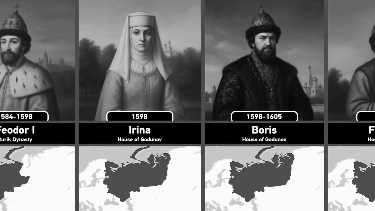 Timelines of Russia Rulers (2026—862)