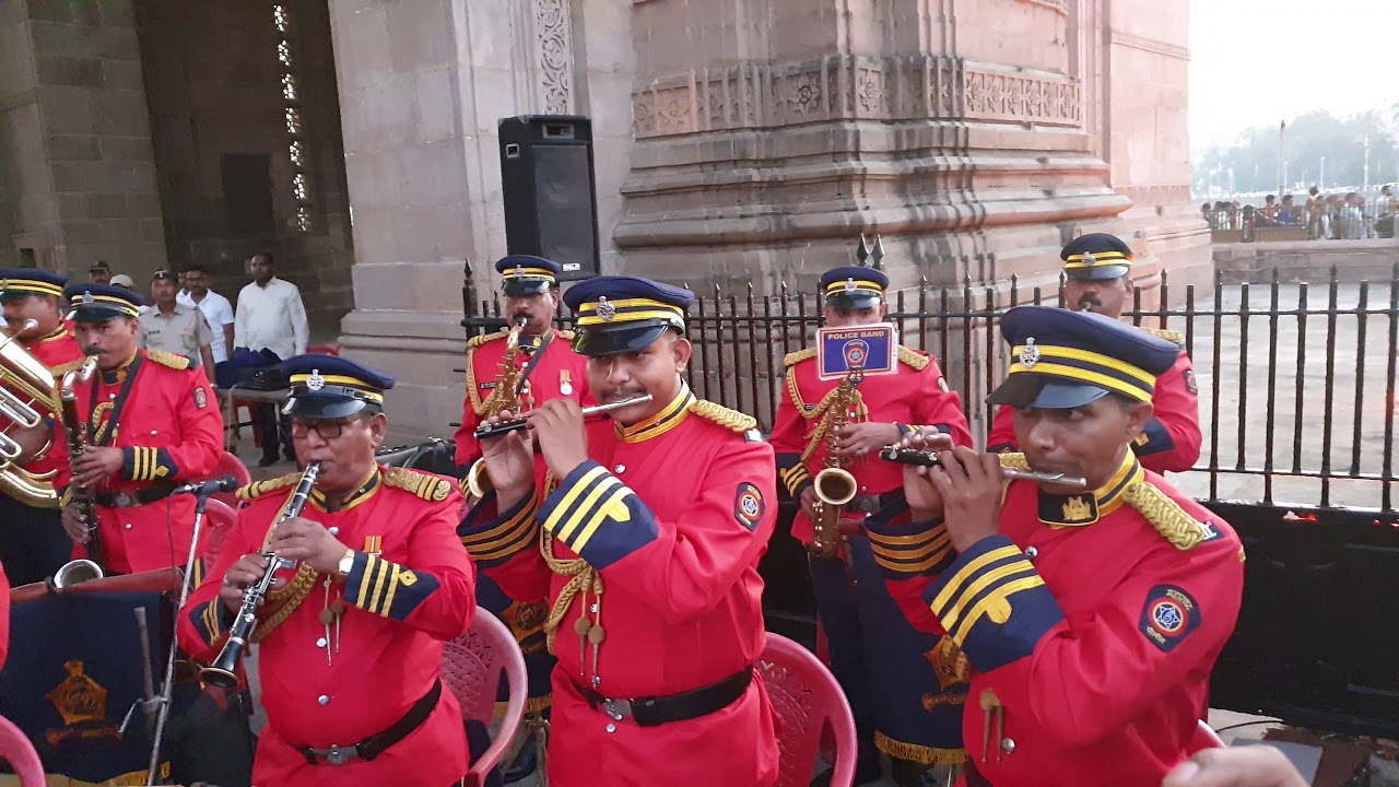 Mumbai Police Band live at Gateway of India 2019