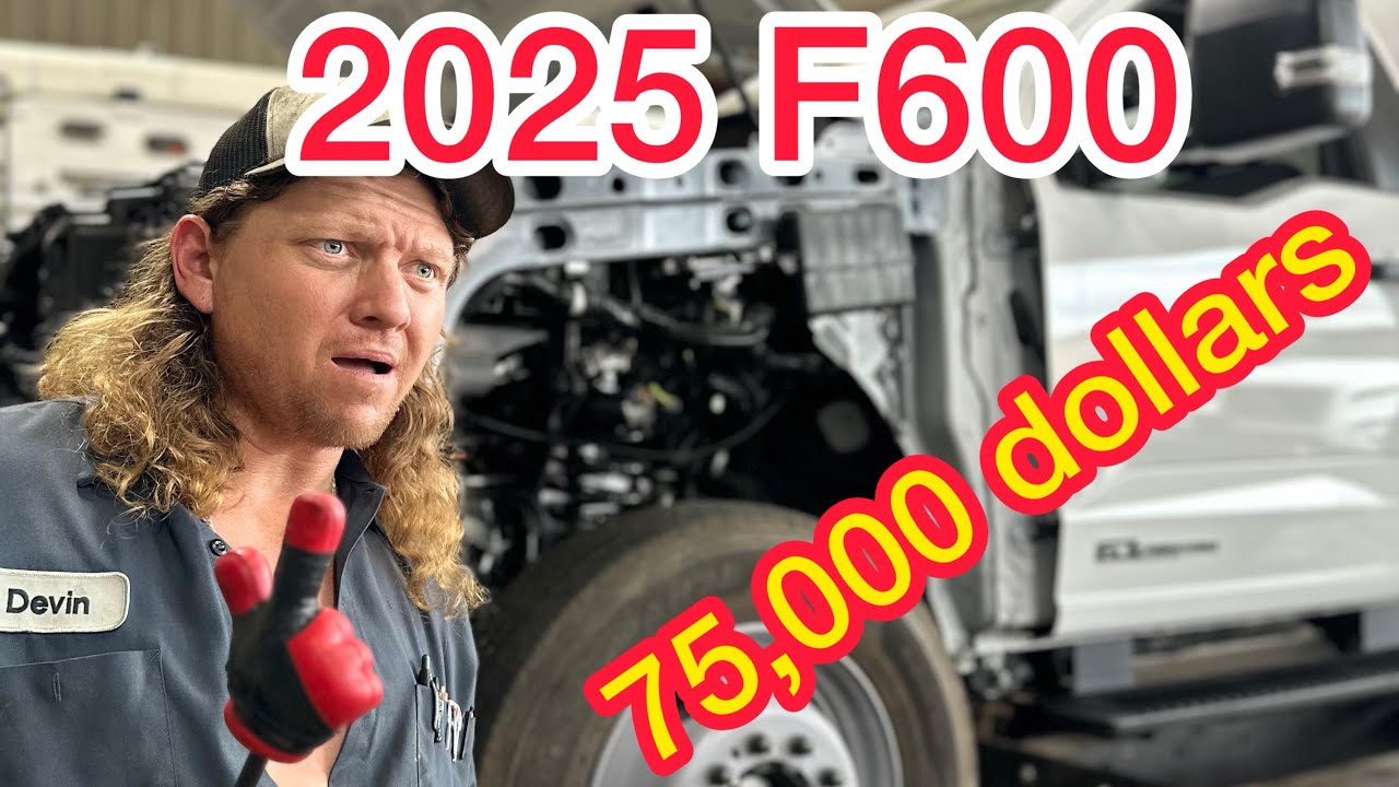 I STRAIGHTENED A 2025 (brand new ) FORD F600
