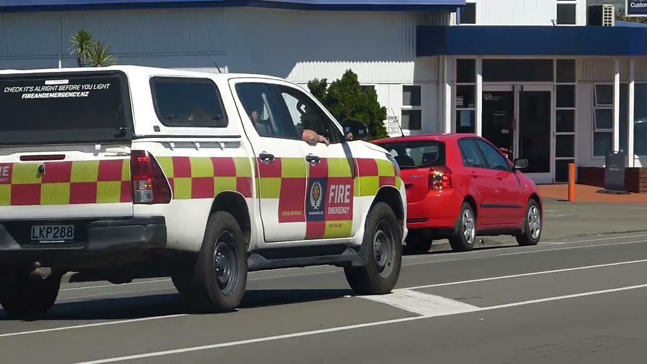 Fire ute responding to an urgent sushi call 🤣
