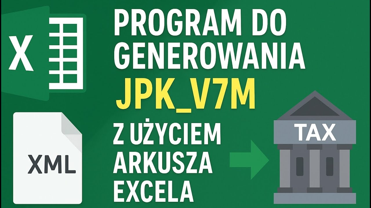📊 JPK_V7M z Excela – Szybko i Bez Błędów!