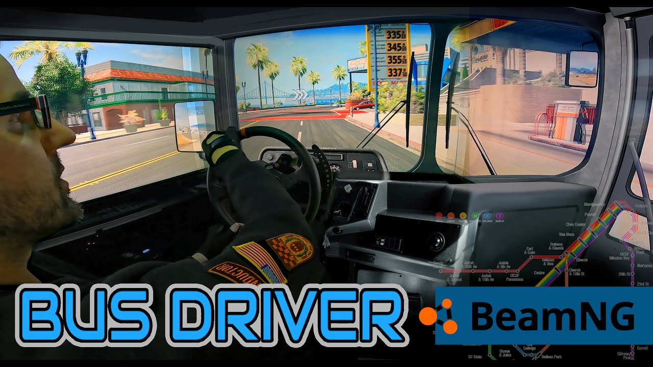 BEAM ng TRIPLE SCREEN | BUS DRIVING is PURE MADNESS !!!
