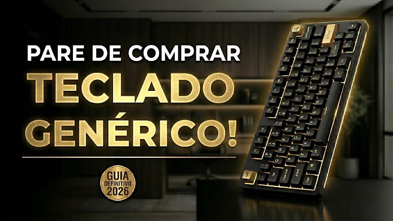 TOP 5 Melhores TECLADOS para COMPRAR em 2026! (Mecânicos e Membrana)
