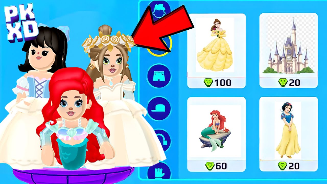 Disney Prensesleri Oldum!! (PAMUK PRENSES, BELLE VE ARİEL )