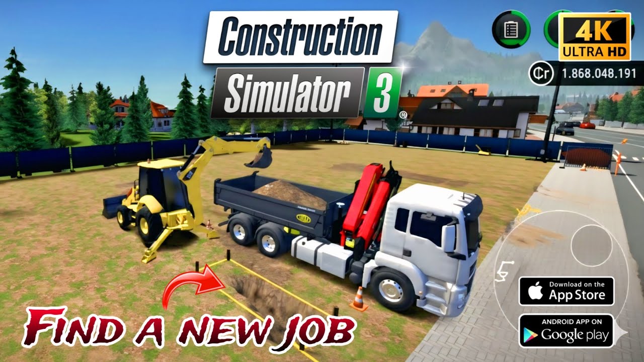 Contraction simulator 3 gameplay video||new vehicle buy||#androidgameplay #games