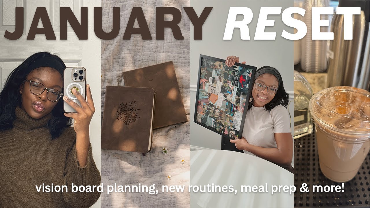 How to Plan Your 2026 When You Feel Behind |  January Reset VLOG | easing into the new year!