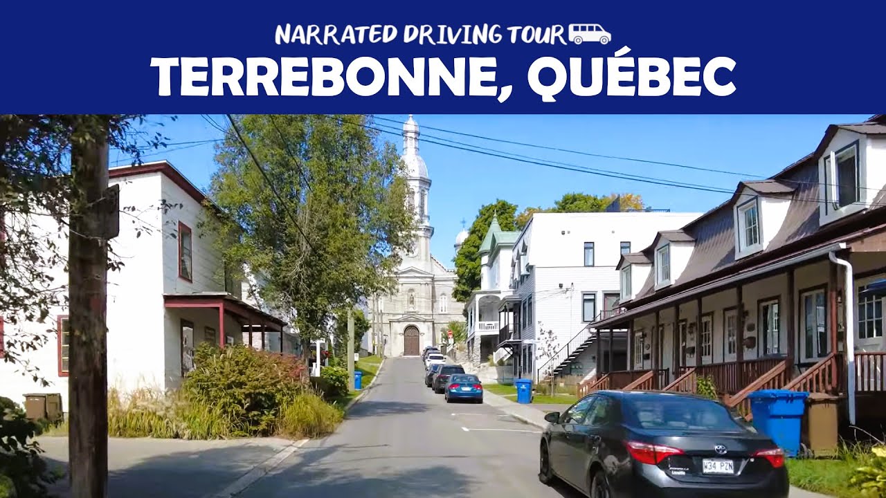 🚗 Scenic 4K Drive Through Terrebonne, Québec – Relaxing Road Trip 🌳🏙️