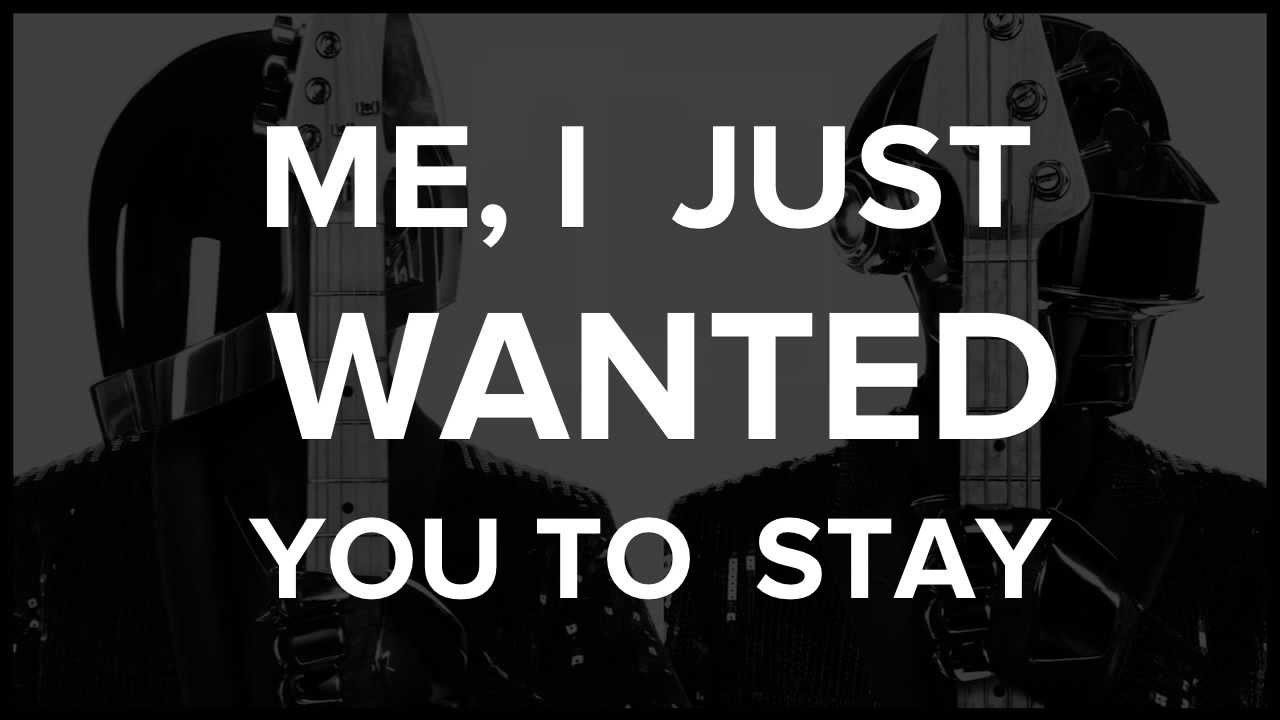 Daft Punk - The Game of Love [Video Lyrics]