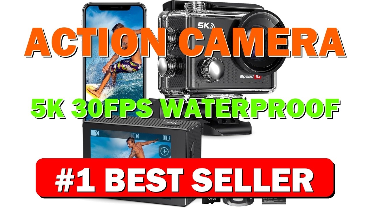 Action Camera 5K 30FPS Waterproof Camera Underwater 131FT with EIS WiFi App - B0G7J11H2J