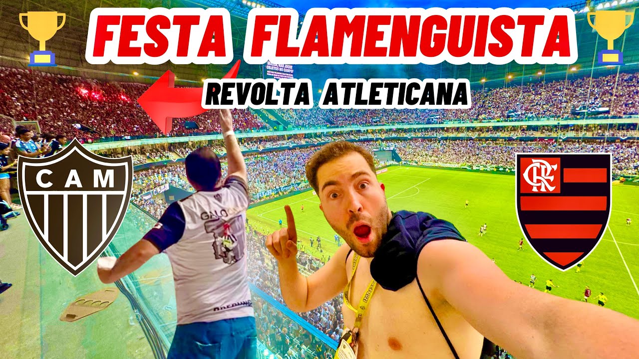 FLAMENGO CAMPEÃO EM PLENA ARENA MRV - CLIMA MUITO TENSO/ Atlético-MG 0 x 1 Flamengo