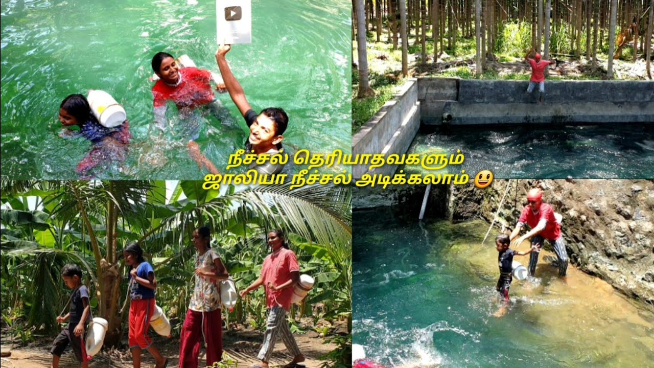 நம்ம கிணற்றில் நீச்சல் அடிக்கலாம்|swimming vlog in Tamil|My villagelife