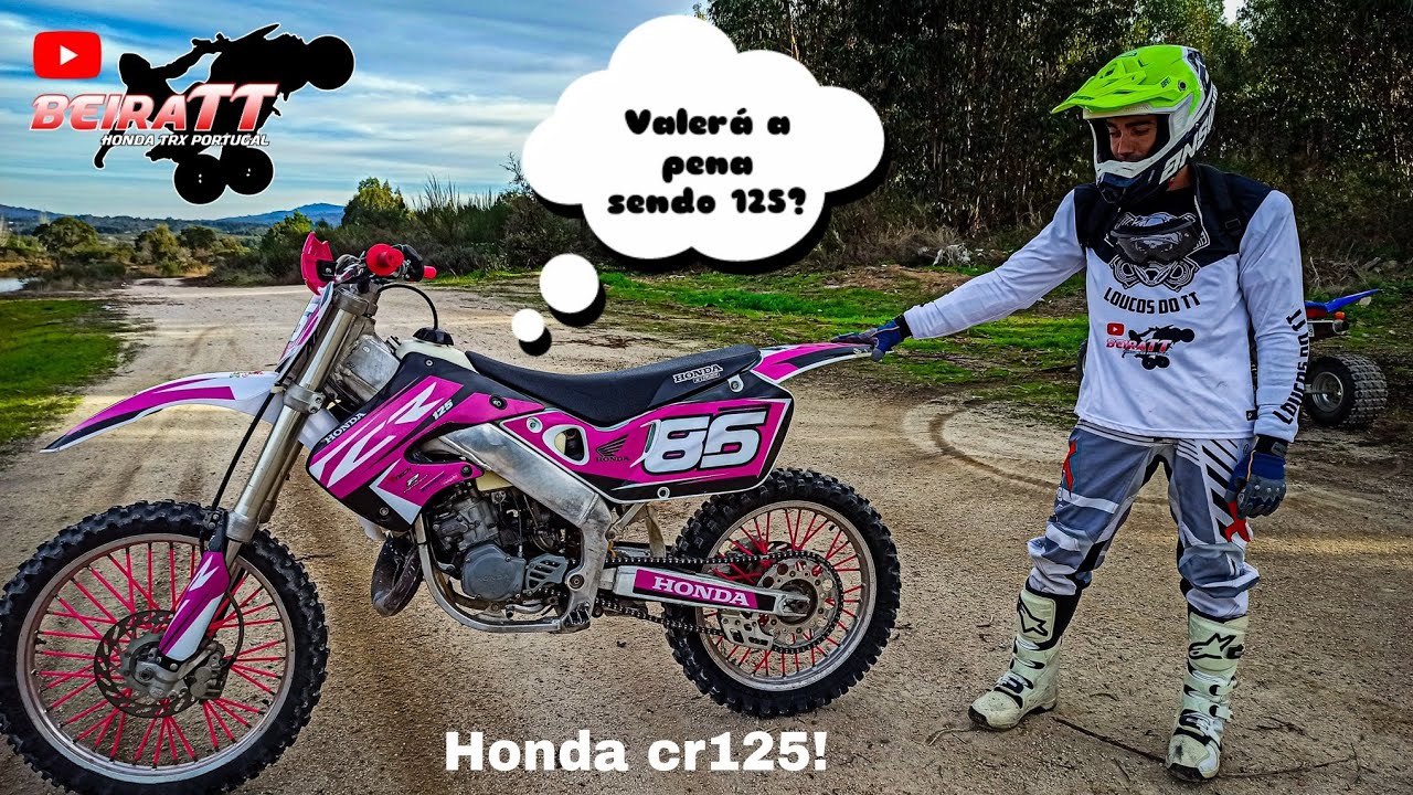 Review and Test drive Honda CR125!🔥  A melhor 125 que já conduzi? 😁😉