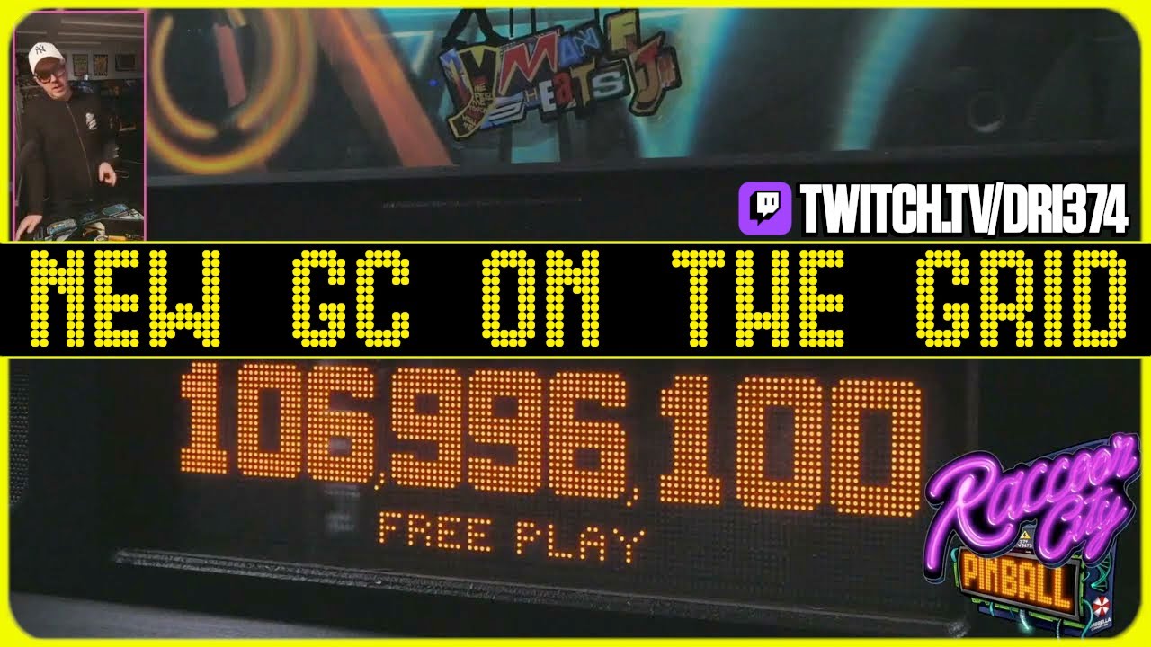 Stern Pinball Tron Legacy: 106M is the new GC! Streamed from Raccoon City Pinball.