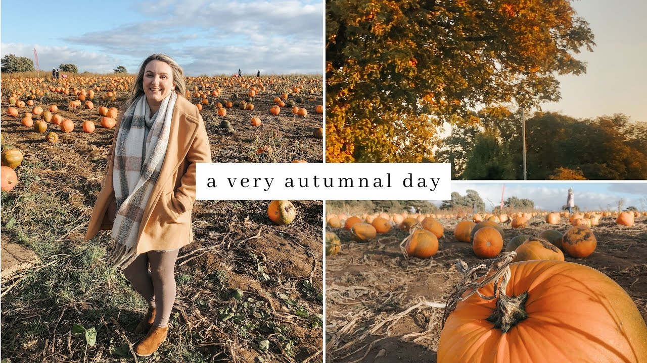 Spend An Autumn Day With Me | pumpkin picking, roast dinner & a cosy evening in my english cottage