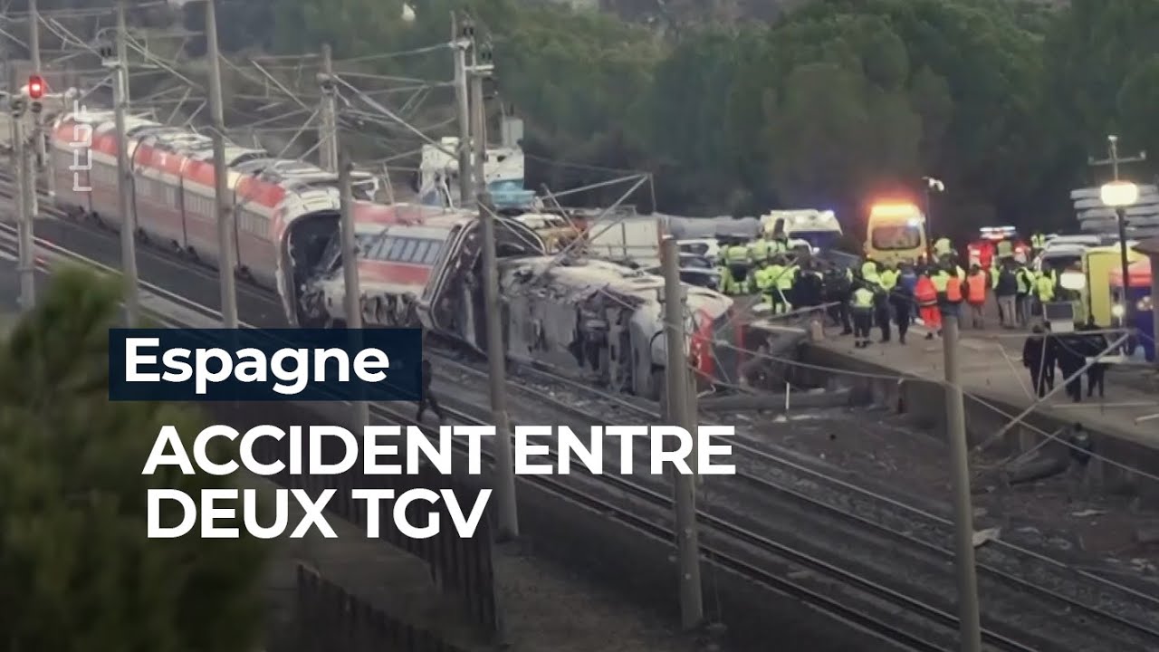 Espagne : accident entre deux TGV - RTBF Info