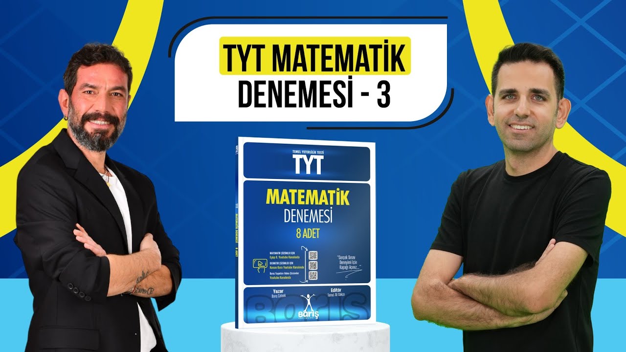 3.Deneme Çözümleri   Barış Yayınları 8'li TYT Matematik Denemeleri 2026