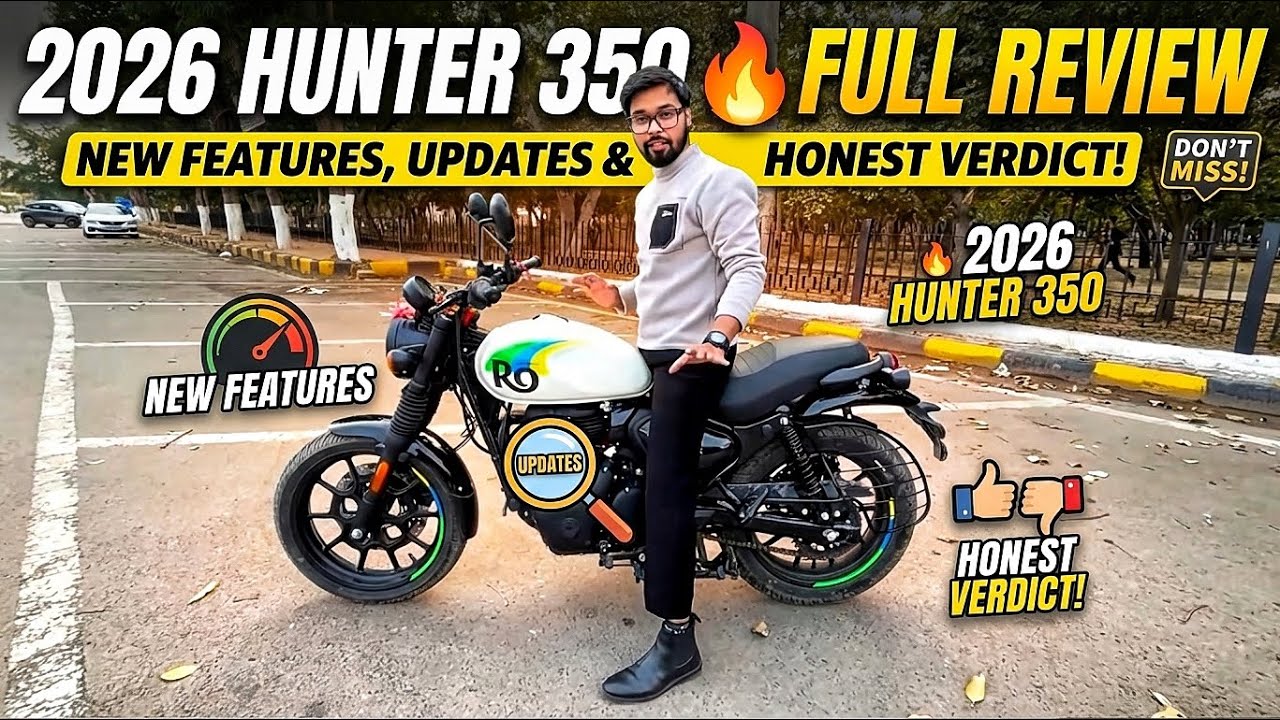 2026 Hunter 350 🔥 FULL Review | New Features, Updates & Honest Verdict!