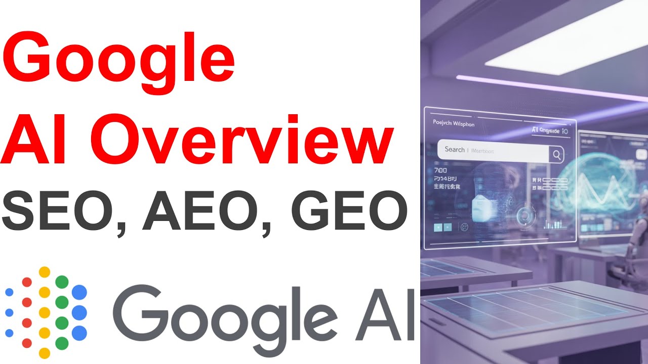Online kurz SEO - Čo je to Google AI Overview, SEO, AEO a GEO? V čom sú rozdiely a ako ich využiť?