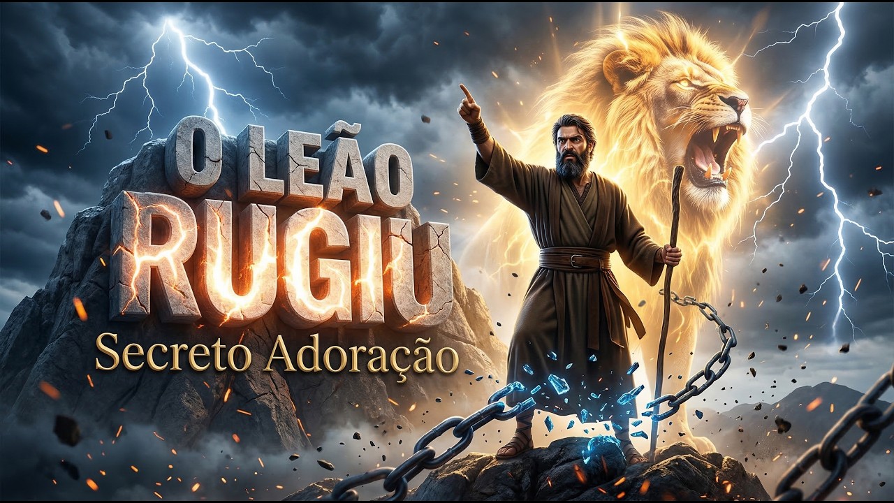 O LEÃO RUGIU! Louvor Pesado de Guerra Espiritual para Quebrar Maldições 🦁