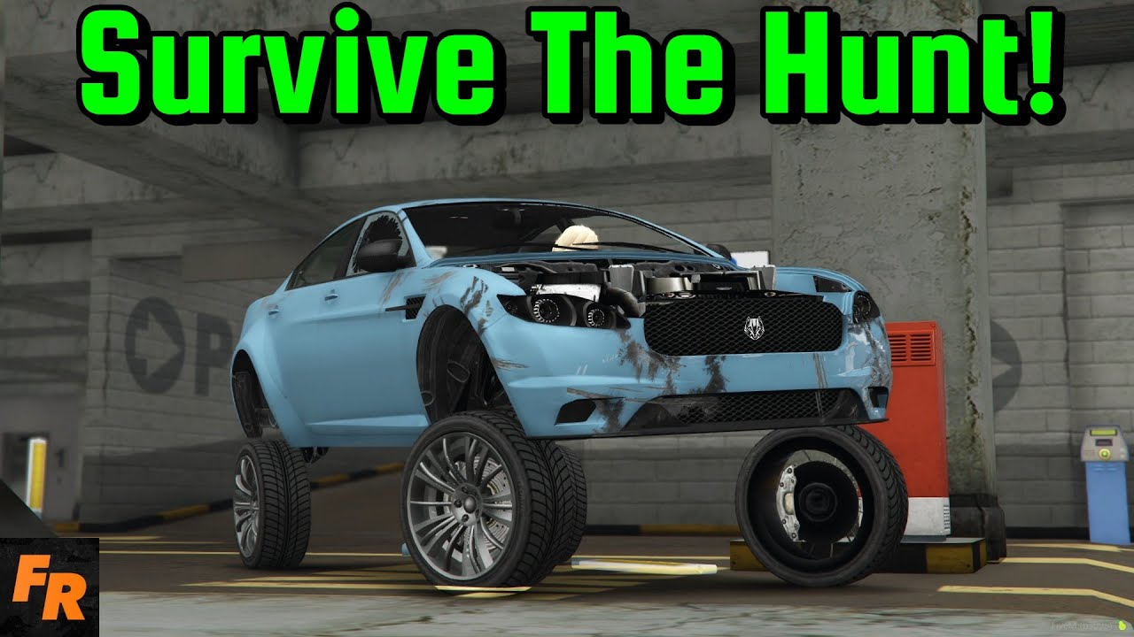 A Totally Normal Survive The Hunt! - Gta 5 Challenge