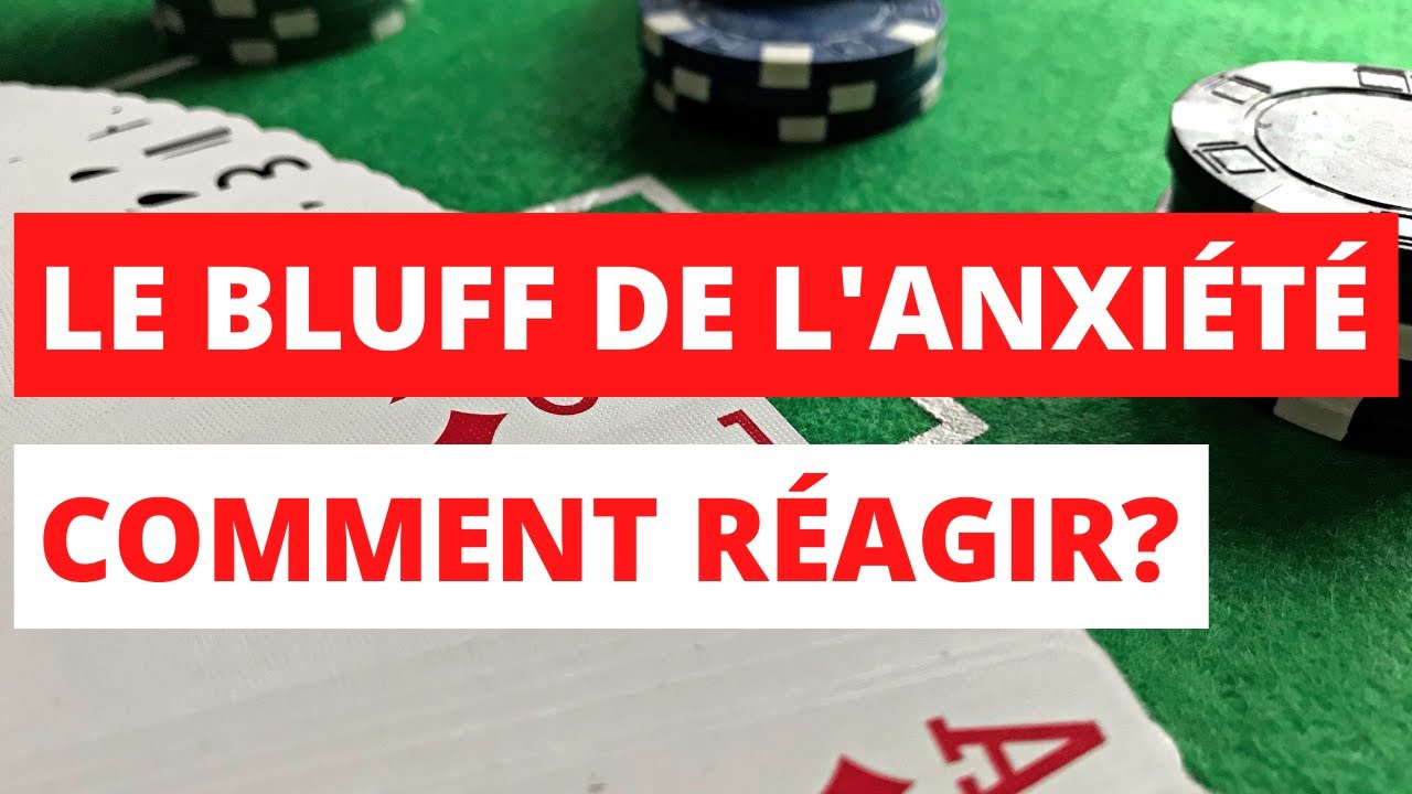 La meilleure réaction face à l'anxiété et à son 
