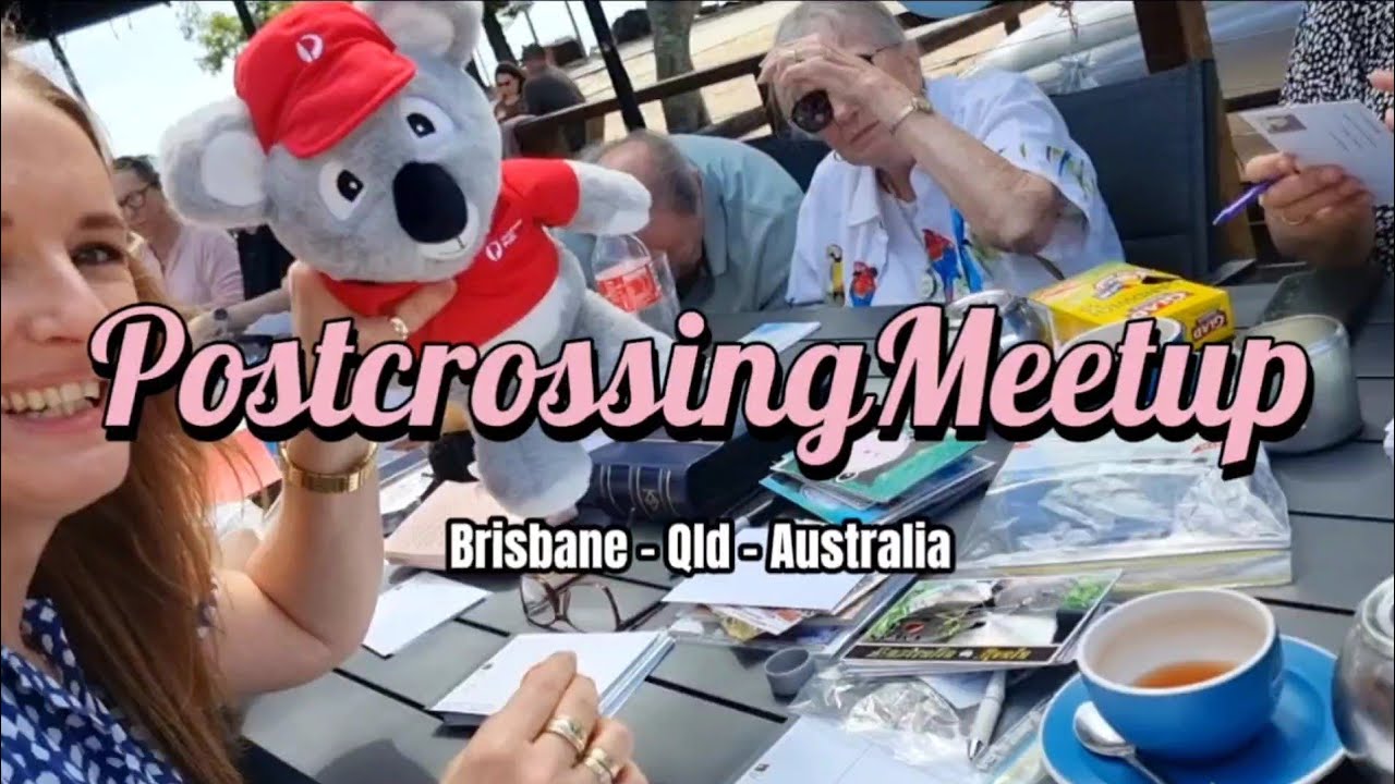 Postcrossing Meetup Brisbane // Postcrosser Vlog // Australia Postcrosser // @Bells.Mailbox