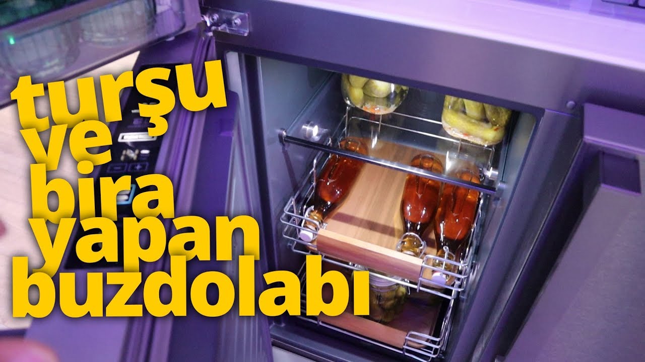 Evde bira ve turşu yapan buzdolabı! - Vestel'den dünyada bir ilk!