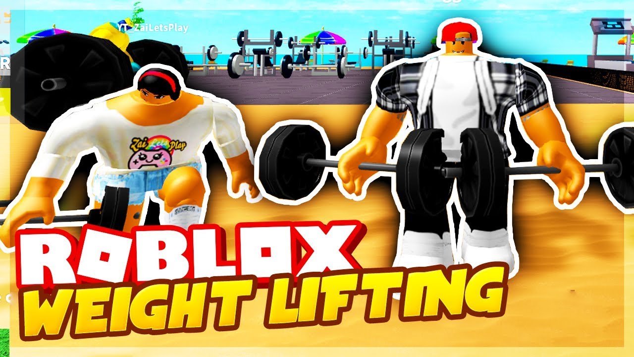 HELPING MY GIRLFRIEND GET BUFF! - WEIGHT LIFTING SIMULATOR 2 ROBLOX