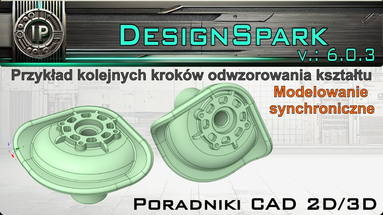 [473] DesignSpark Mechanical - odtwarzam przybliżony kształt obsady kółek