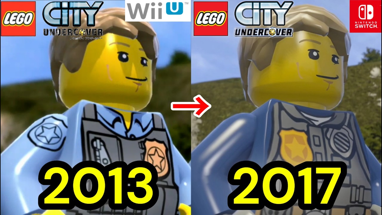 [LEGO City Undercover] Краткое сравнение версий для Wii U и ремастеринга [Сравнение версий для Wi...