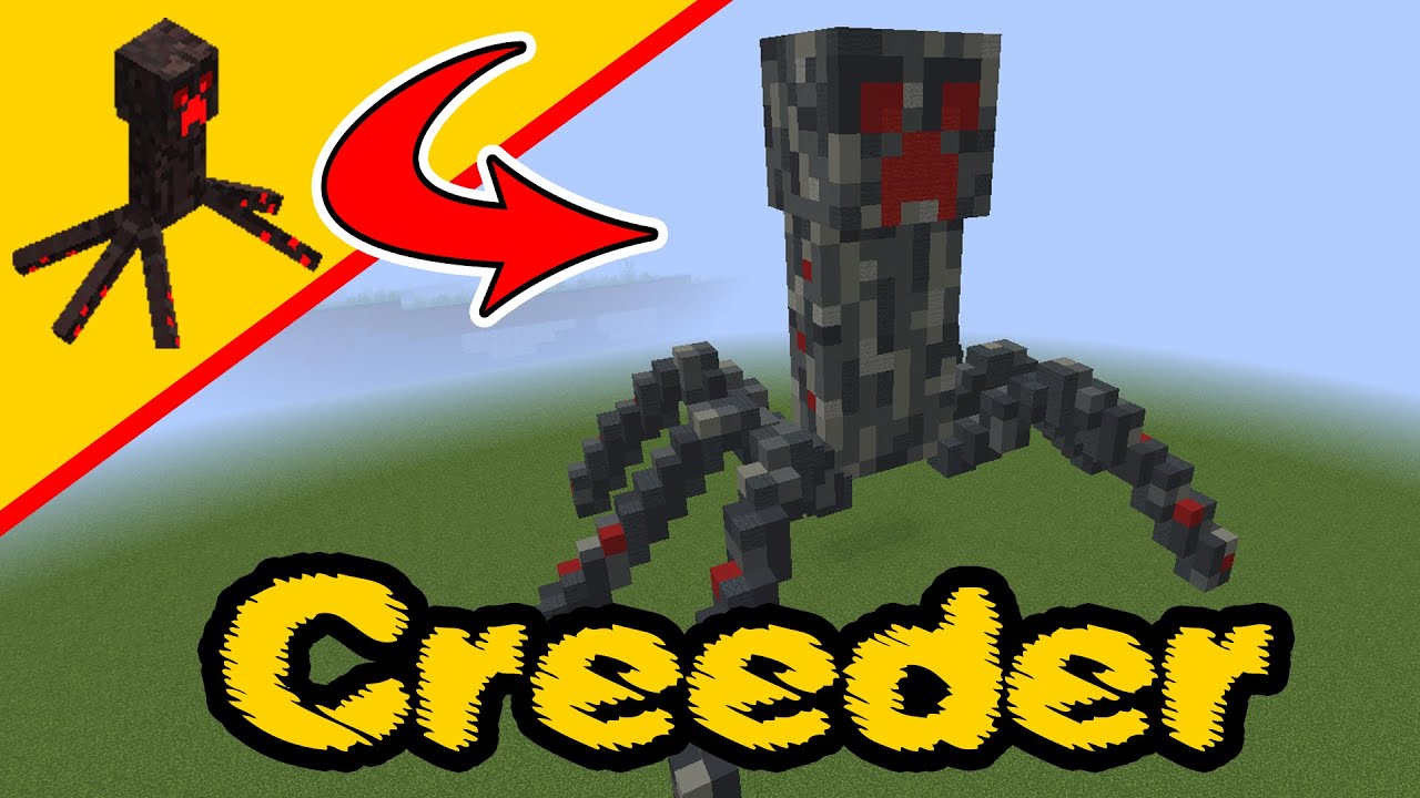 Minecraft Creeder, Minecraft Story, Mob Build, Minecraft Statue - java, Bedrock