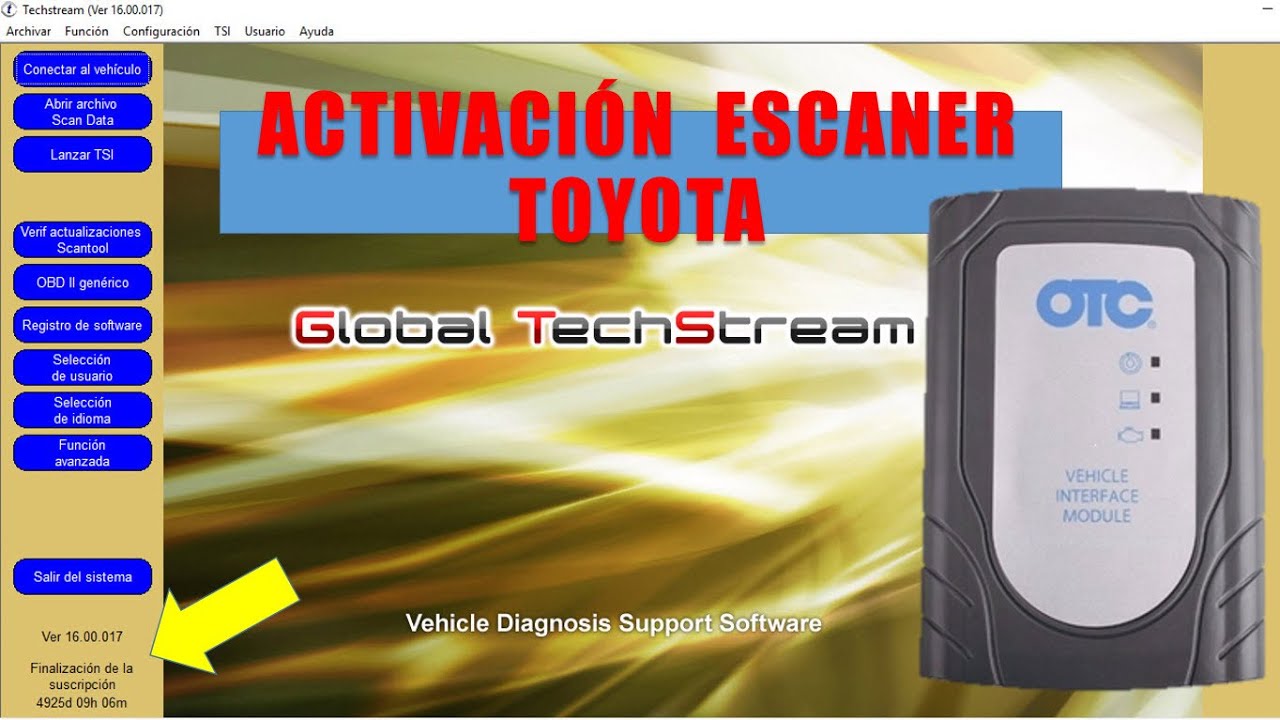 GTS  ACTUALIZACION  ESCANER  TOYOTA